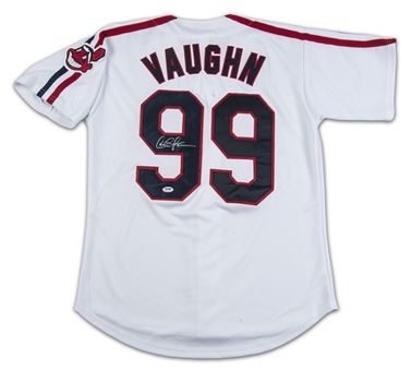 Charlie Sheen Autographed "Ricky Vaughn" Wild Thing Cleveland Indians Jersey (PSA/DNA)